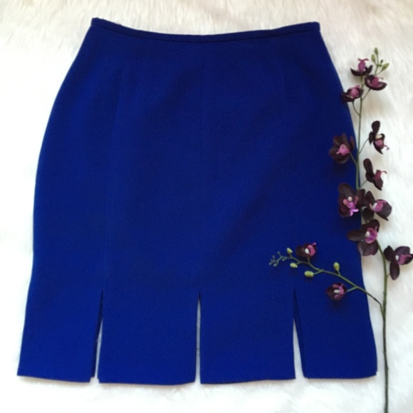 Liz Claiborne Dresses & Skirts - 🎉HP🎉Liz Claiborne Blue Pencil Skirt Size 2P